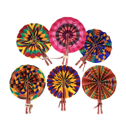 African Print Fans