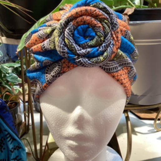 African Print Turban