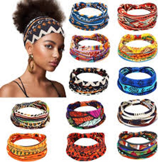 African Print Headbands